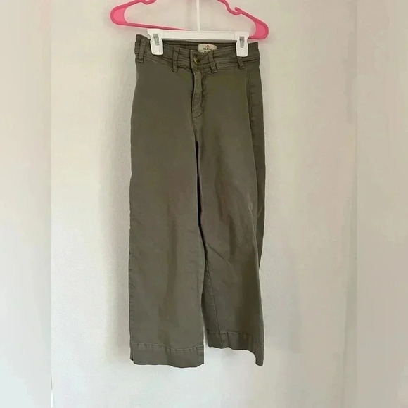 Marine Layer Bridget Crop Pant - Dusty Olive - 0 Petite - Picture 3 of 9